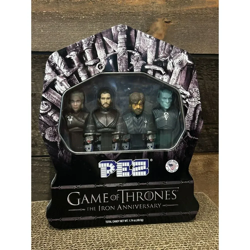 PEZ GAME OF THRONES The Iron Anniversary Gift‎ Tin 2021 6 Rolls of Candy
